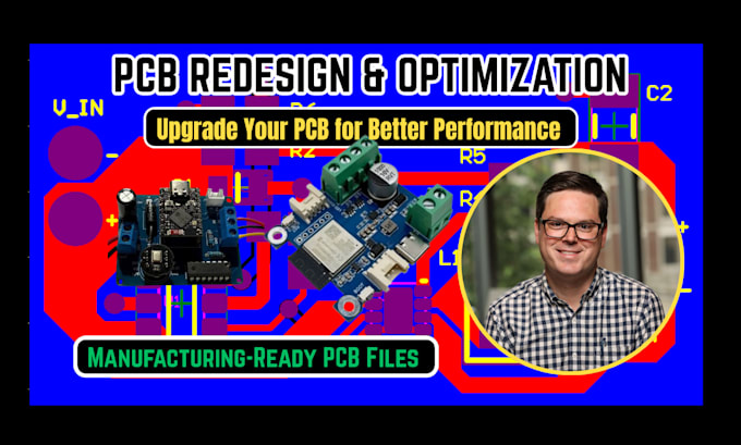 redesign, optimize and upgrade your existing pcb layout
