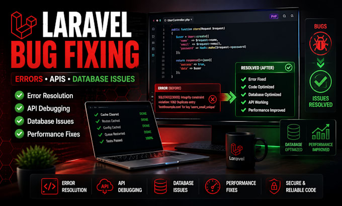 clean refactor and optimize ai generated laravel and PHP code