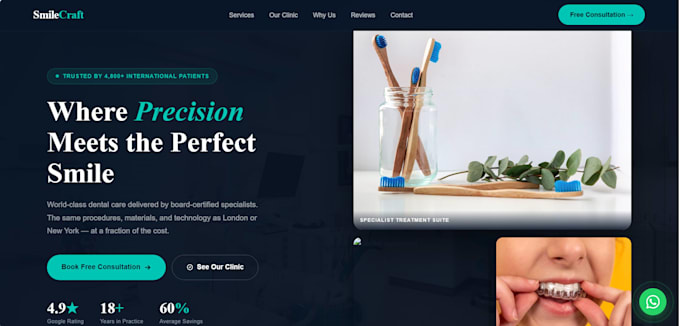 design a high converting landing page for gyms and cafes