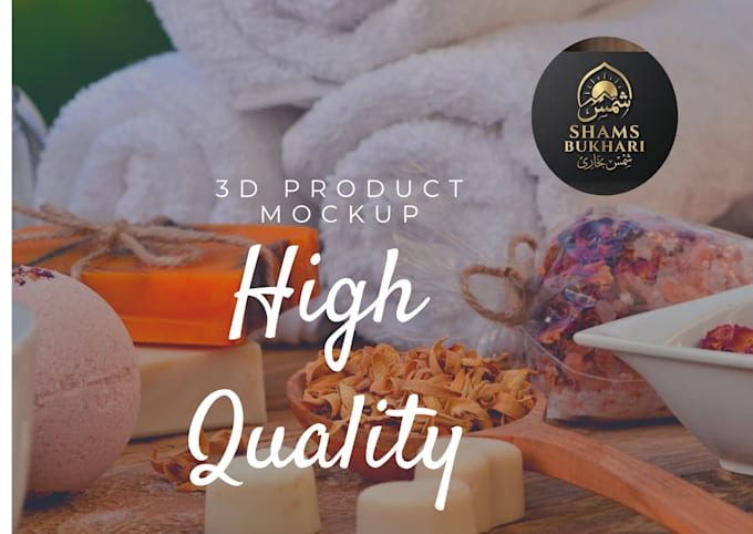 do 3d logo mockup and product placement
