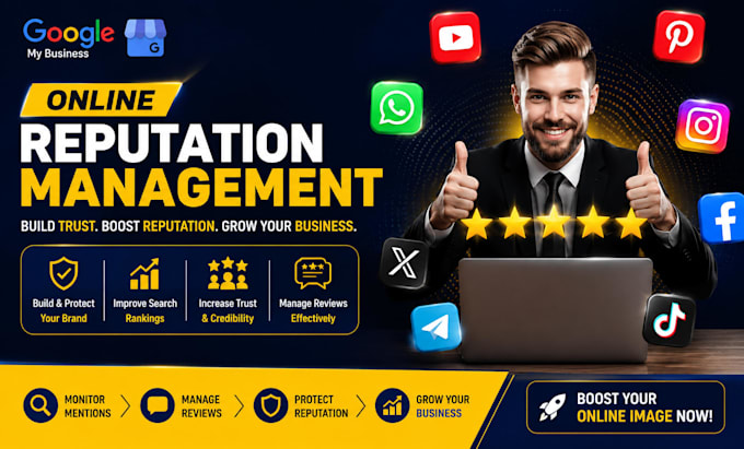 fix online reputation management, do suppress negative links ORM or brands