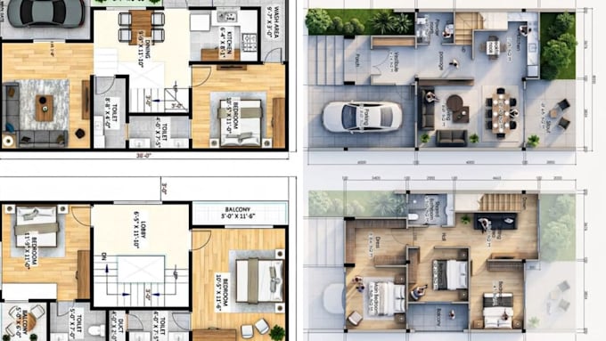 draft architect floor plan city permit in autocad floor plan rendering elevation