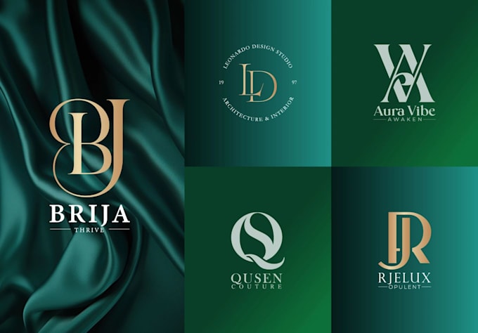 design a premium monogram and initials logo