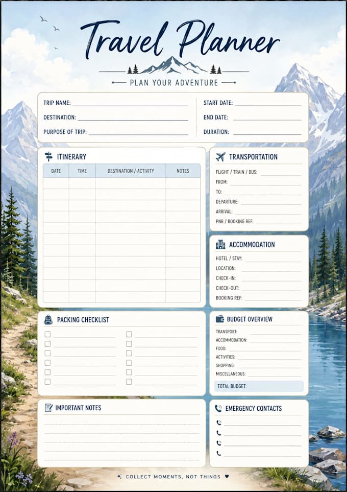 design minimalist planners in canva