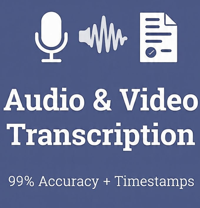 transcribe audio vedio and do typing