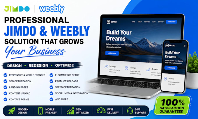 design jimdo website customize weebly website redesign jimdo with SEO