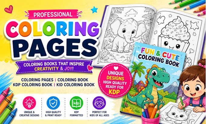 do kdp coloring books coloring page kids coloring book bold and easy book design