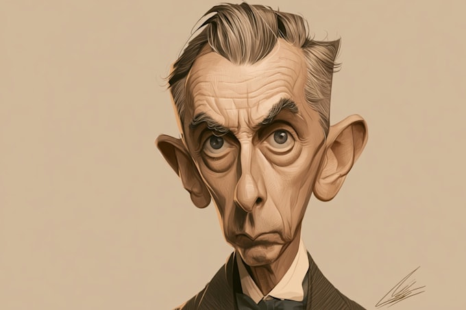 design caricature logo, cartoon, portrait
