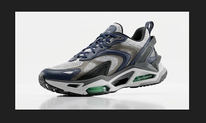 do 3d shoe modeling, 3d footwear design, 3d shoe rendering and 3d animation
