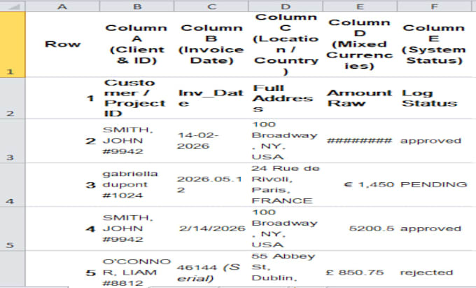 do excel data cleaning data entry fix messy spreadsheets