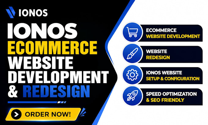 design ionos ecommerce website development redesign ionos business website
