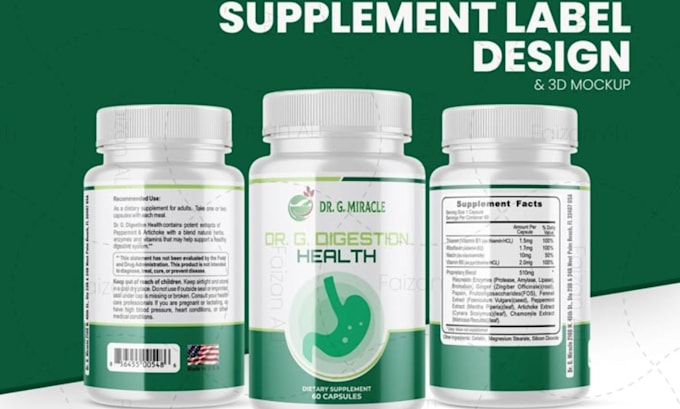 do german product label packaging, software box mockup, supplement label design