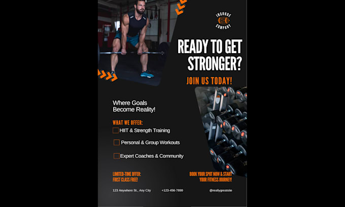 design sports event posters and fitness promotional flyers