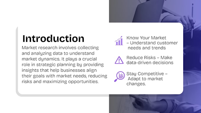 provide market research competitor analysis for startup