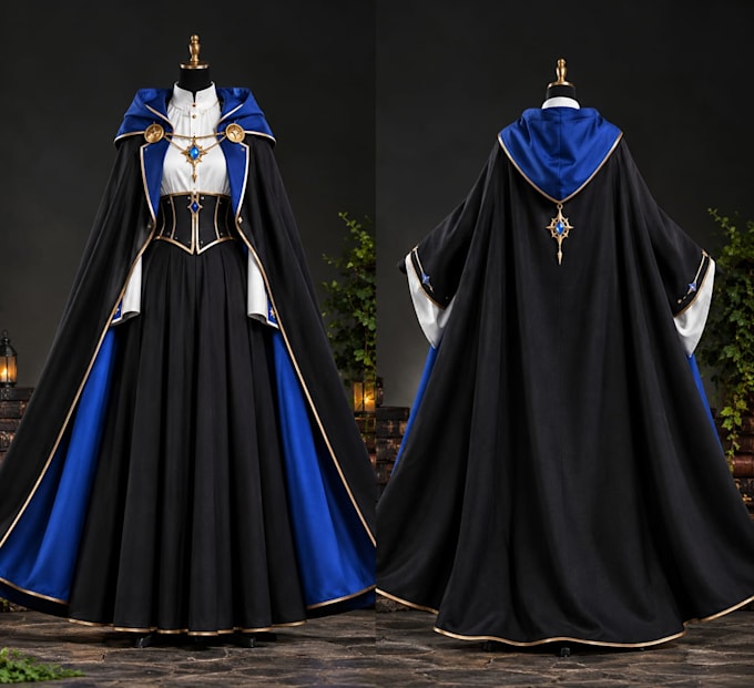handcrafted original cosplay designs, made from scratch