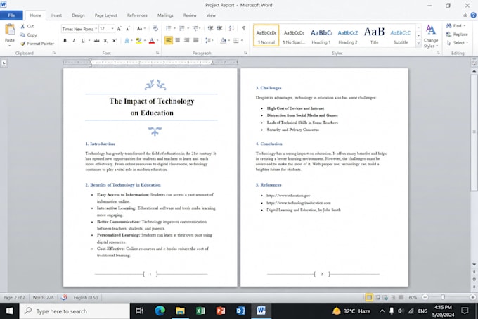 convert handwritten notes into professional ms word documents