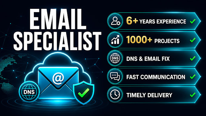 set up google workspace, business email, verify domain and fix dns issues