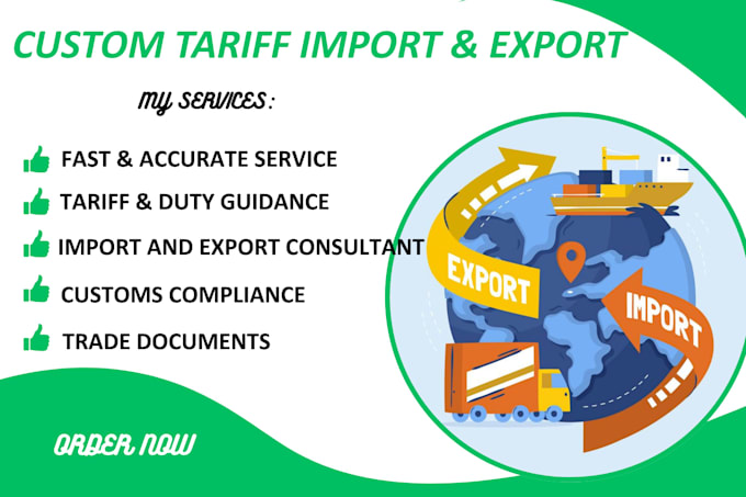 handle customs compliance, tariff refund and import export documentation