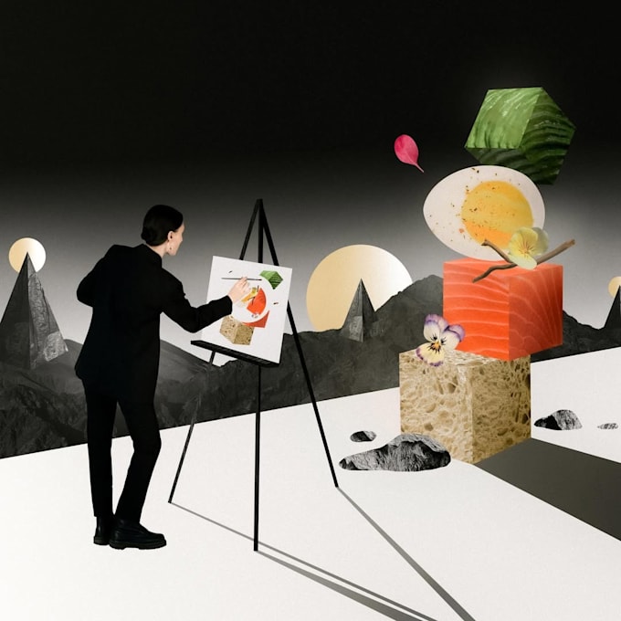 make premium collage animation lyrics video vox style animation motion graphics