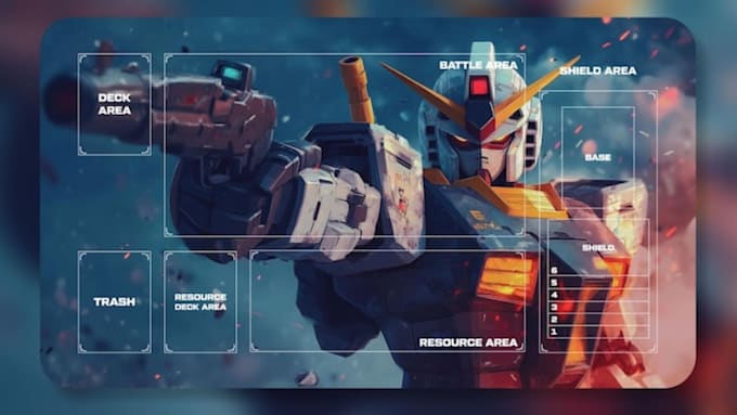 create premium playmat, playmat artwork, anime playmat, gothic, mtg playmat
