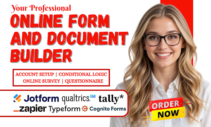 do typeform tally jotform qualtrics cognito form zapier automation integration