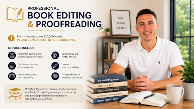 proofread, edit, grammar check and spell check english document