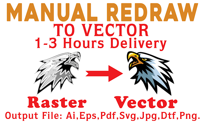 do vector tracing or convert to vector quickly
