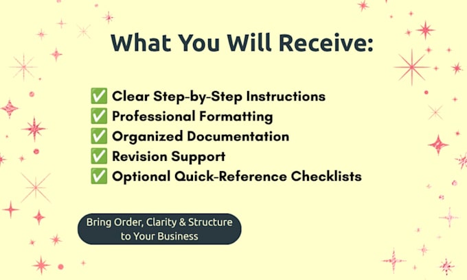 create professional sops and business documentation