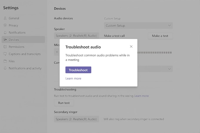 troubleshoot microsoft teams issues and provide support