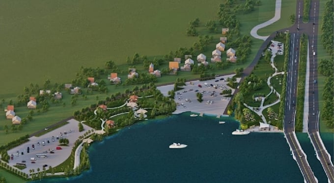 create 3d master plan for resorts, parks, estates and hospitality projects