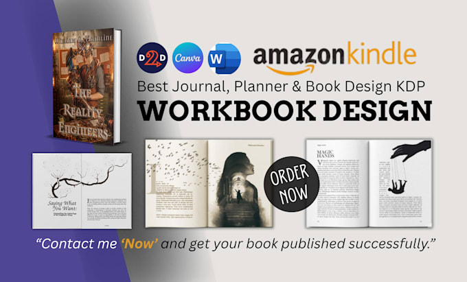 do book design, amazon kdp paperback formatting workbook design for publishing