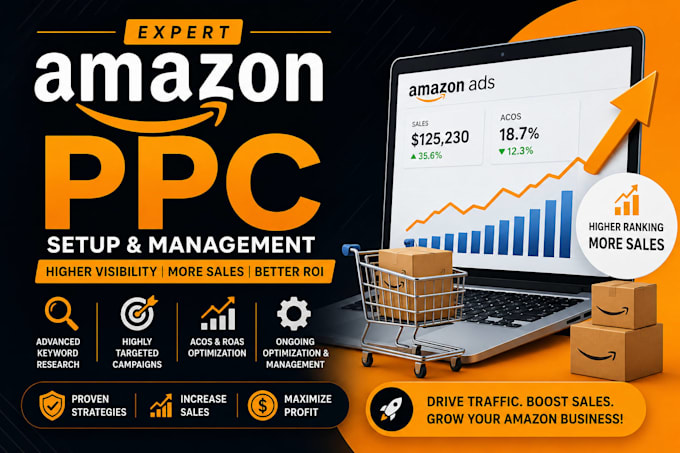 manage amazon ads campaign, amazon PPC campaign, PPC optimization marketing