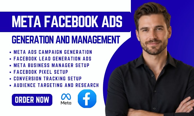setup facebook ads meta ads expert fb lead generation ads for leads and sales