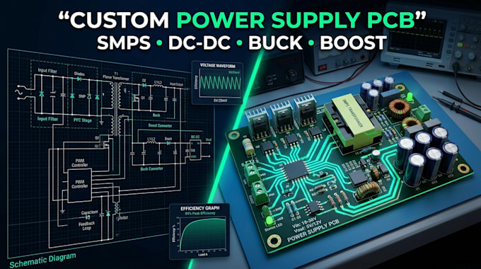design custom power supply pcb