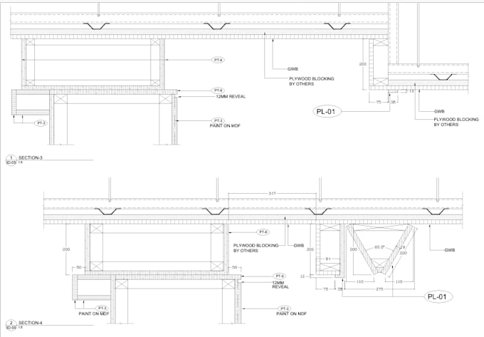 create mozaik cabinet shop drawing multiprint