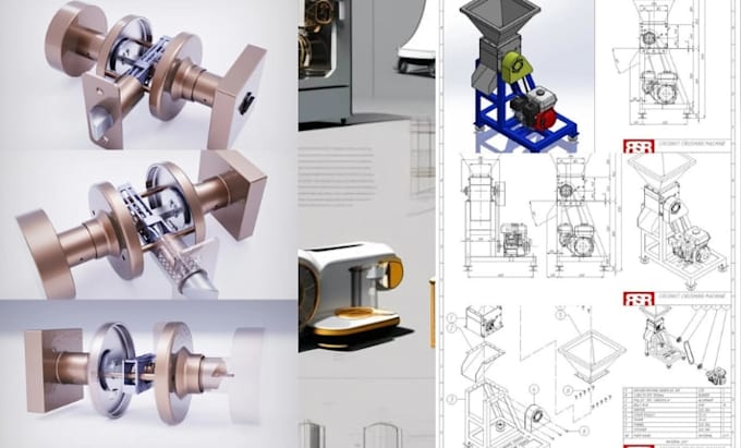 create industrial product design for prototype and manufacturing