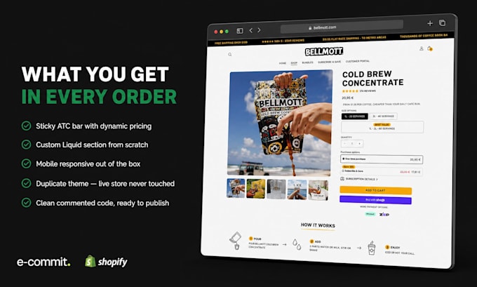 fix or add a custom shopify section in native liquid