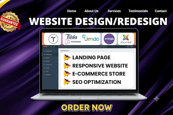 design jimdo website redesign jimdo website design duda, tilda, strikingly ionos