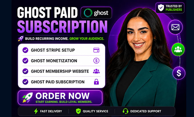 setup ghost membership paid subscription stripe integration ghost monetization