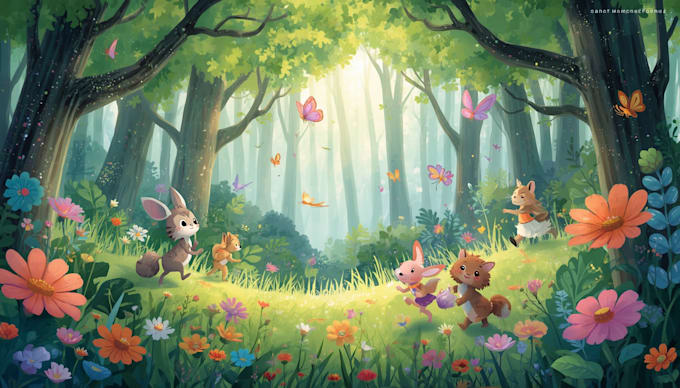 draw children book illustration