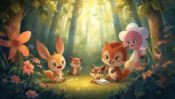 draw children book illustrations