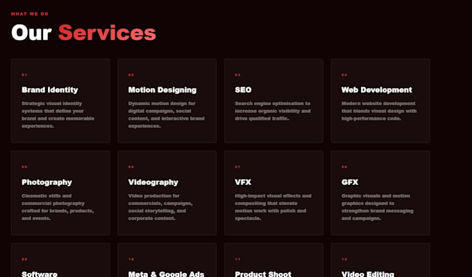 make a attractive website for you