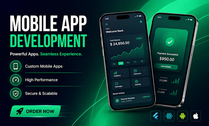 develop custom apps for ecommerce booking and delivery services
