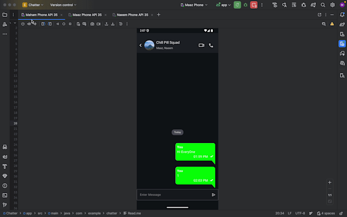 build a realtime chat feature with websockets for your android app