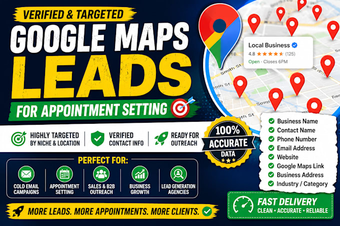 build verified google maps leads for appointment setting campaigns
