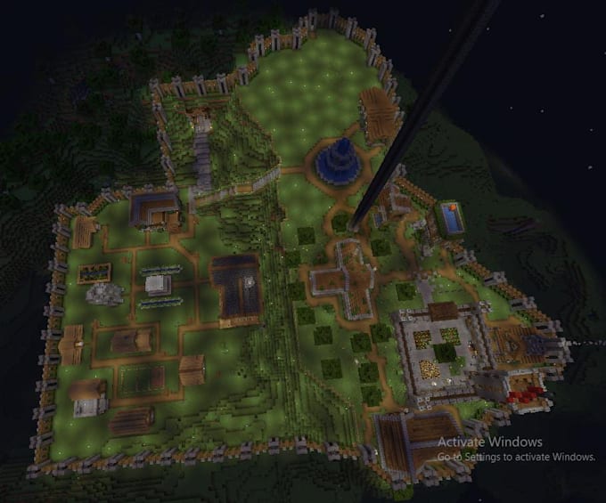 build minecraft castle, villages, base, hubs, spawns, house