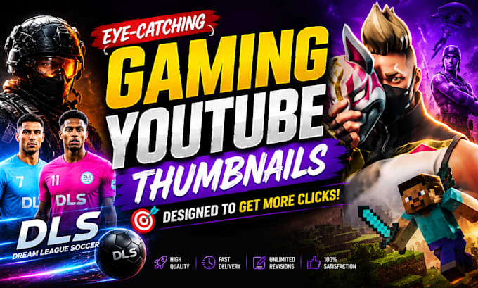 create eye catching gaming youtube thumbnails