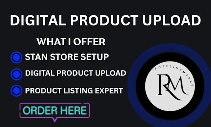 setup stan store and upload digital products