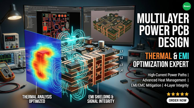 design multilayer power pcb with thermal and emi optimization