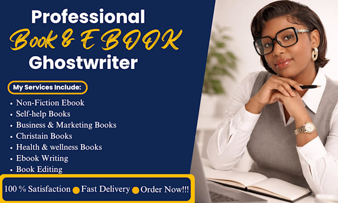 be your nonfiction ebook ghostwriter